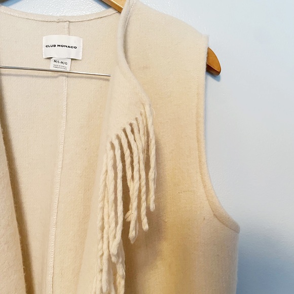Club Monaco Haldys Fringe Vest - Picture 7 of 8